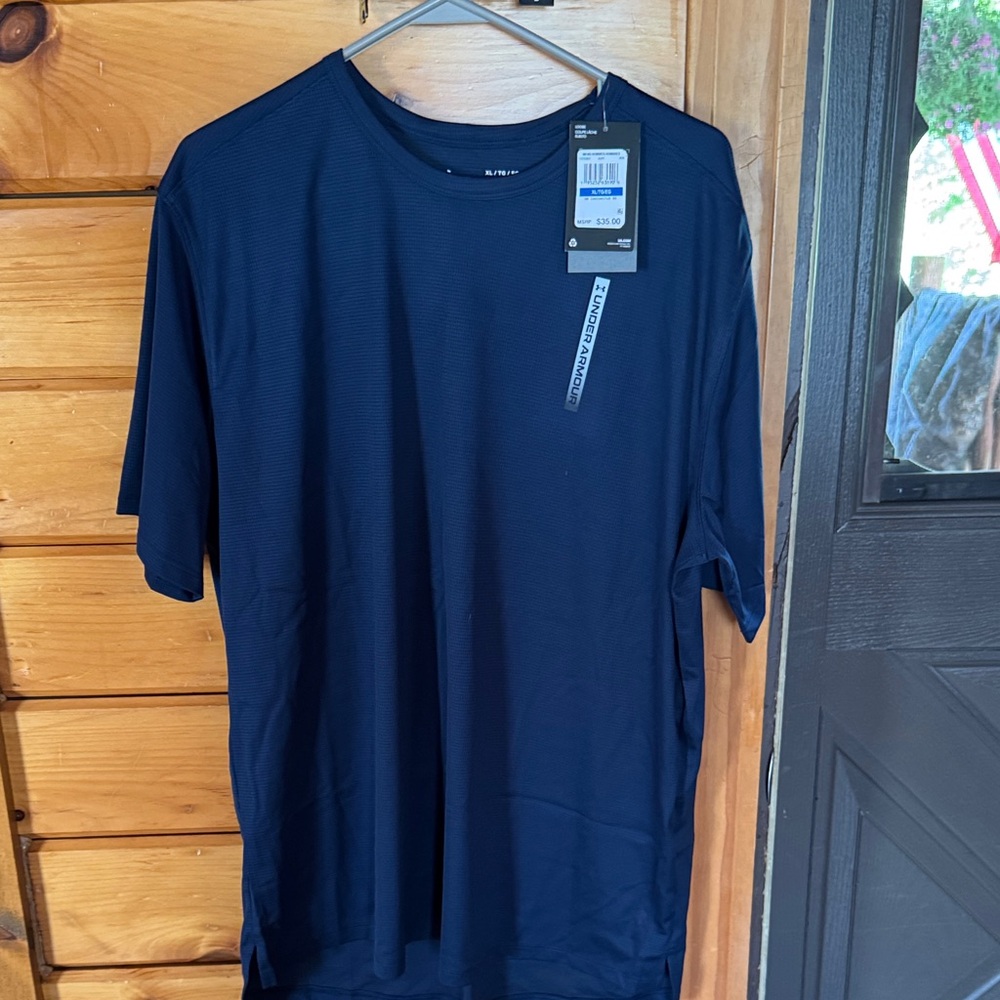 Under Armour Men's Dark Blue Short Sleeve Tee